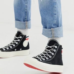 80’s inspired, high top Converse